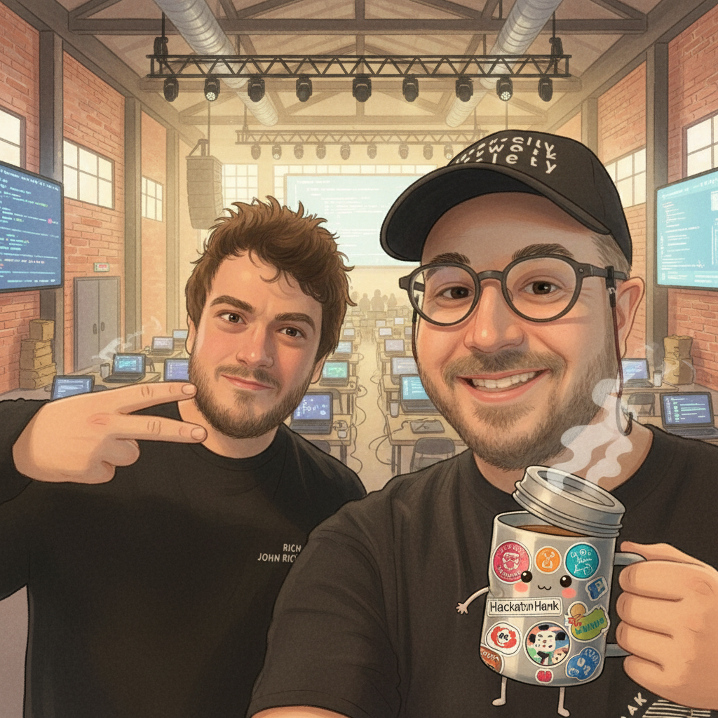 Selfie with Hackathon Hank